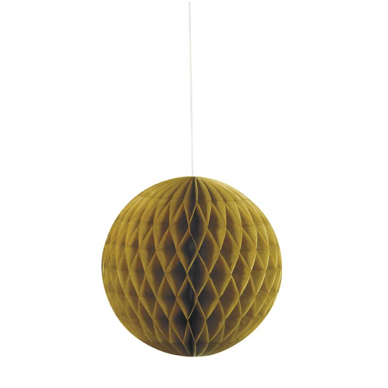 8'' GOLD HONEYCOMB BALL 1PK