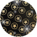 HOLLYWOOD GOLD STARS METALLIC PLATES 26.6CM 8PK