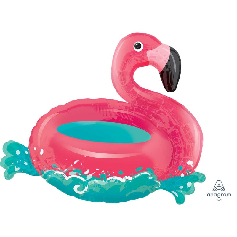 FLOATING FLAMINGO SUPERSHAPE 30''/76cm w x 27''/68 cm h