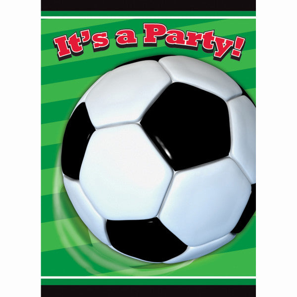 Football Party Invitations 8pk