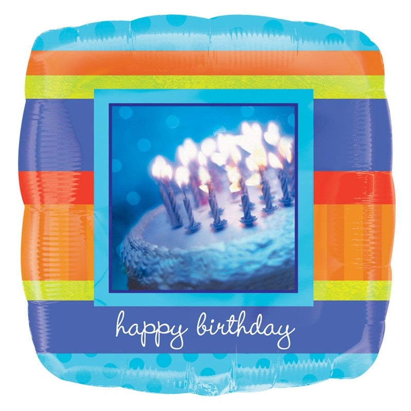 18'' Photographic Cake Birthday Foil Balloon
