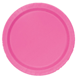 Hot Pink Paper Party Plates 8pk