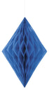 Royal Blue Diamond Honeycomb Decoration