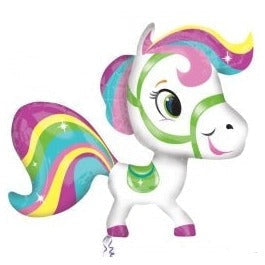 Colourful Playful Horse/Pony  Super Shape Balloon