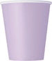 Lavender Paper Party Cups 8pk