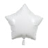 18'' White Star Foil Balloon