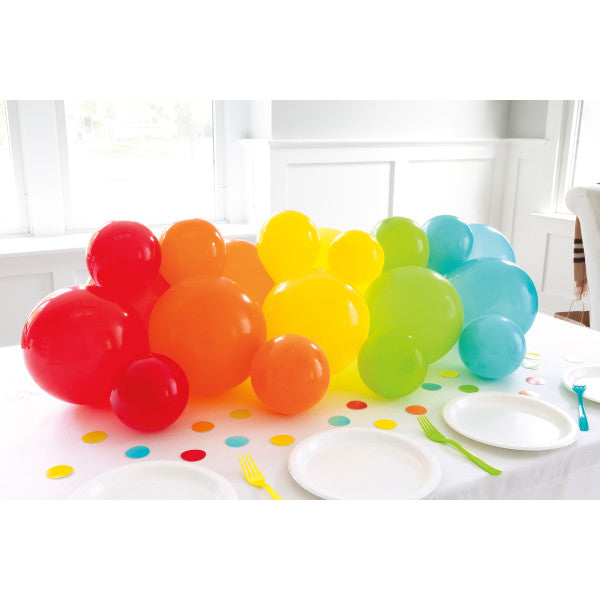 Rainbow Balloon Centre Piece