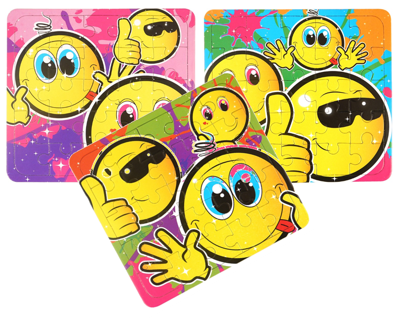 Smiley Face Jigsaw Puzzle Party Bag Filler