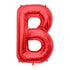 34'' SUPER SHAPE FOIL LETTER B - RED